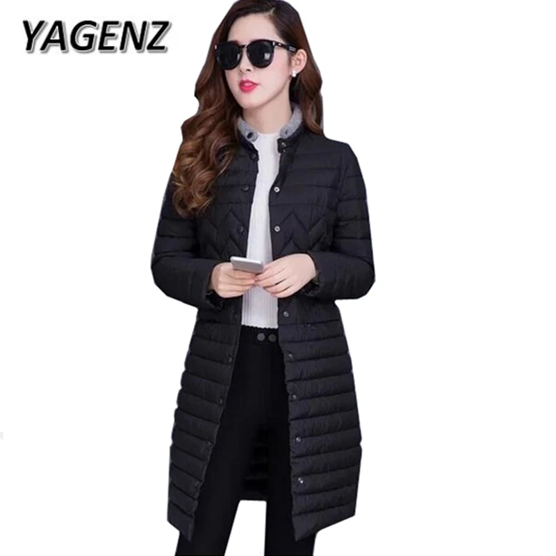 YAGENZ 2017 Large size Winter Women Jacket Coat Slim