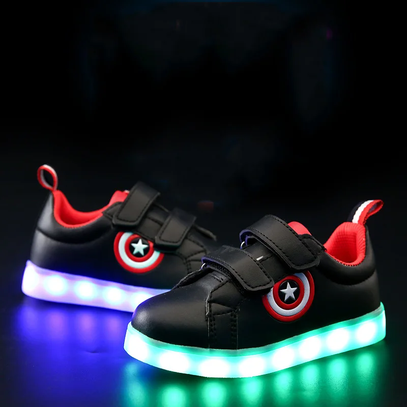 New 2017 Led children Luminous sneakers girls boys flat casual Shoes