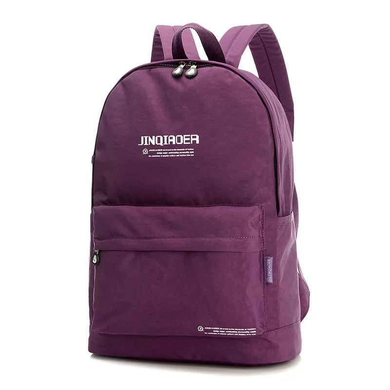 

10 Colors Waterproof Nylon Laptop Backpack Women Fashion School Bags for Teenagers High Quality Shoulder Bag Mochilas Travel Bag