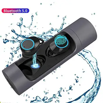

SZMUGUA Bluetooth 5.0 TWS Wireless Earphone Smart Noise Cancelling Stereo HIFI Sound Headset 1000mAh Waterproof Earbuds