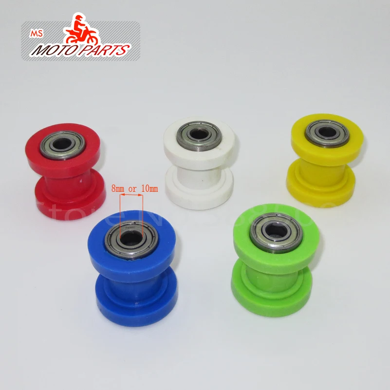 8mm 10mm Chain Roller Slider Tensioner Wheel Guide Pit Dirt Mini Bike Moto Atv High Quality M8 M10 Free