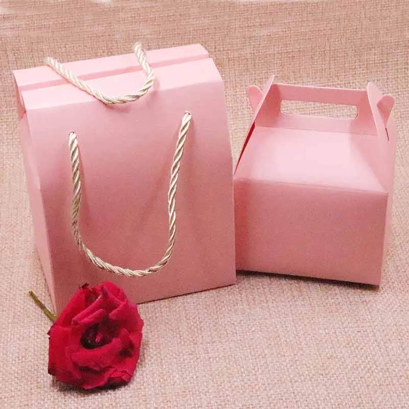 

20pcs (10 +10 )2018 hot DIY Candy Box Gift BOX 6Colours Wedding Favourate Box For Card Cookies 8.9x10.5x6.7cm Wedding Cake Box
