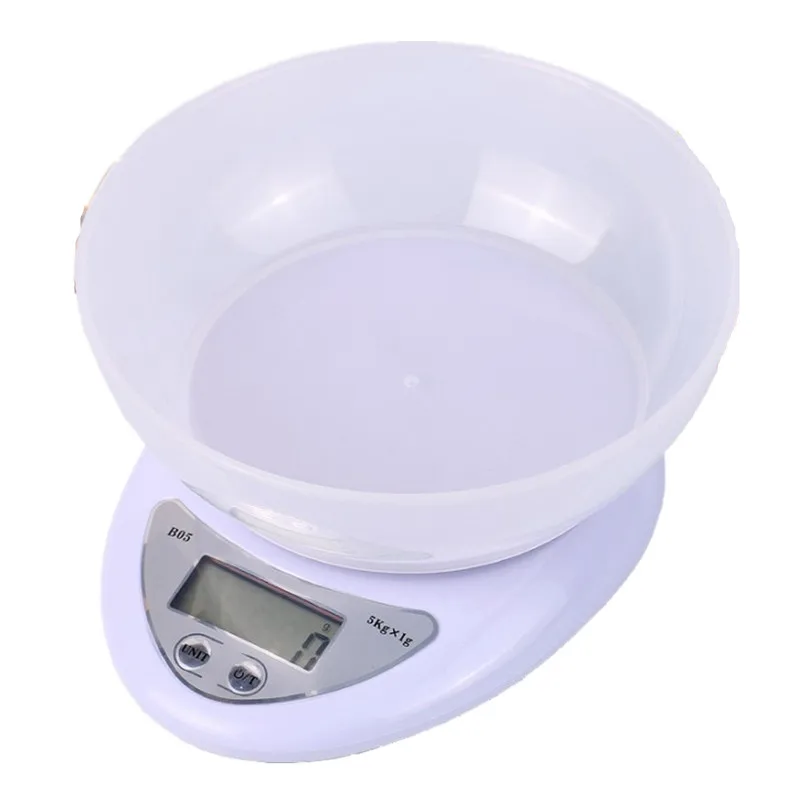 

5kg/1g Kitchen Scale Household Electronic Baking Scale with Bowl