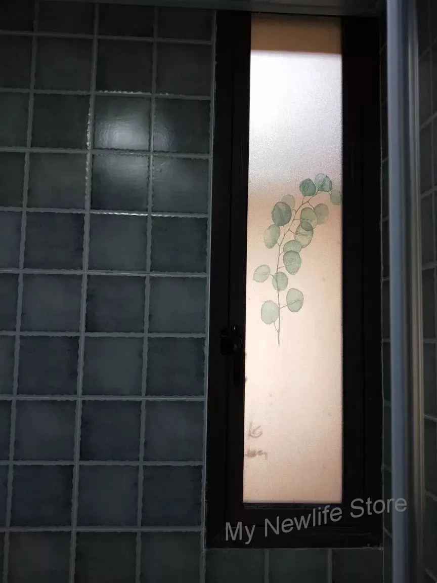 Поддержка на заказ размер статическая самоклеящаяся оконная пленка Privacy Frosted Decor стеклянная наклейка наклейки гостиная спальня для нового года
