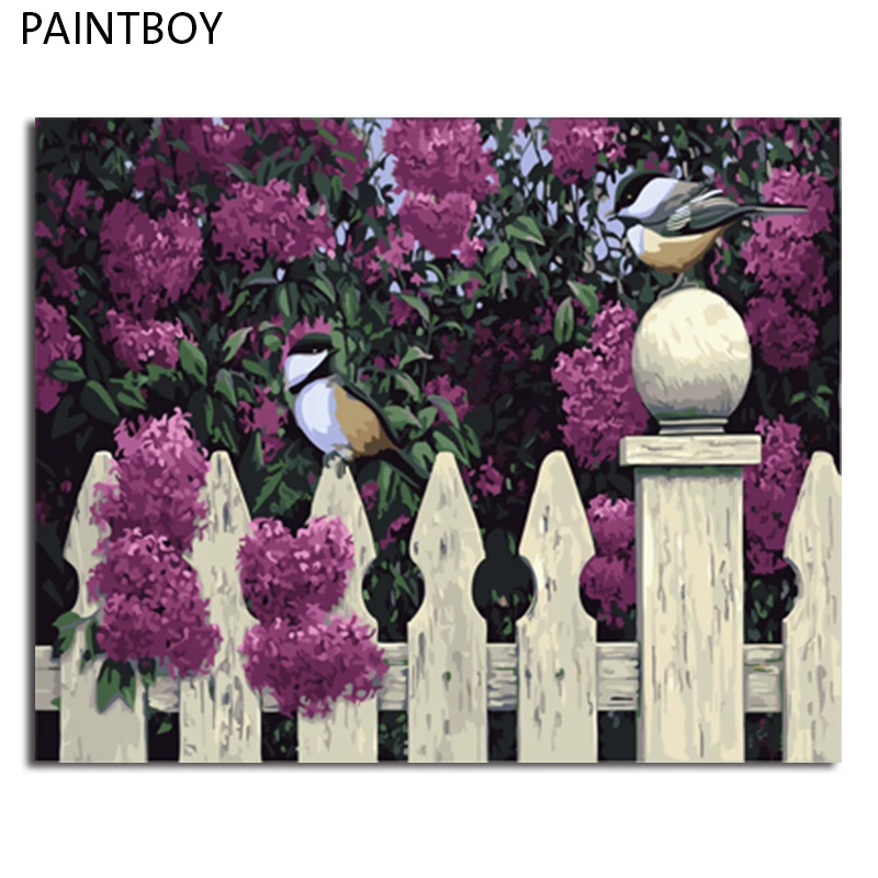 

PAINTBOY Framed Pictures Painting By Numbers of Animal Handwork Canvas Oil Painting Home Decor For Living Room