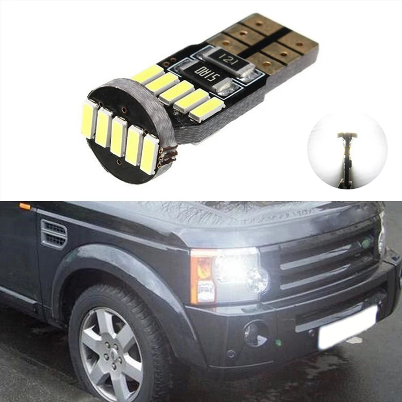 1 шт. Автомобильные светодиодные лампы T10 W5W Samsung для Land Rover v8 discovery 4 2 3x8 freelander defender A8