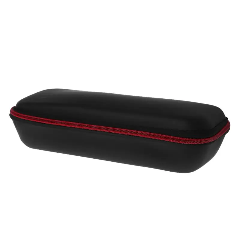 Microphone Storage Box Protective Bag Carrying Case Pouch Shockproof Travel Portable for ws858 - Color: Black