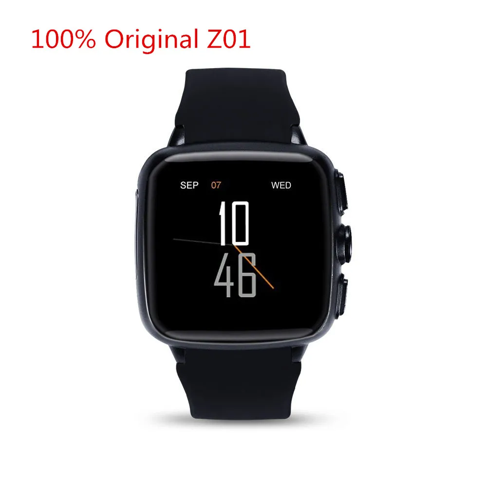 

Z01 Bluetooth Android 5.1 Smart Watch 1GB RAM 8G ROM WiFi GPS SIM Camera GPS Heart Rate Monitor Wristwatch For iOS Android