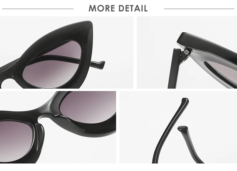 Маленькие женские солнцезащитные очки "кошачий глаз", женские брендовые дизайнерские солнцезащитные очки с пластиковой оправой, винтажные сексуальные солнцезащитные очки, UV400