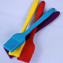 1 шт. большой размер 26 см Посуда для барбекю Силиконовые Кухонные силиконовые лопатки для выпечки хлебного масла крем Кондитерские щетки