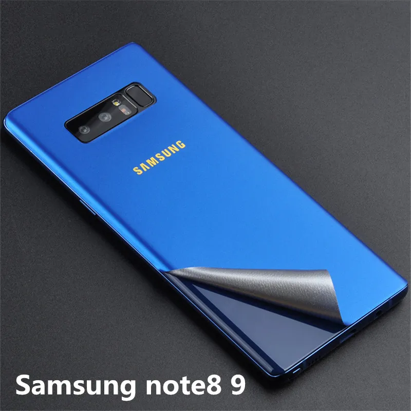 SIANCS 1 قطع Scratchproof ظهر هاتف محمول فيلم لسامسونج note8 9 رقيقة جدا الجليد فيلم مغطاة طبقة رقيقة واقية ملصقات