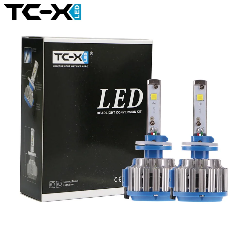  TC-X Set of H27 880 881 LED Car Headlights Bulbs Conversion Kit for 12V Auto Driving Fog Lights External Lights Turbo LED Light  