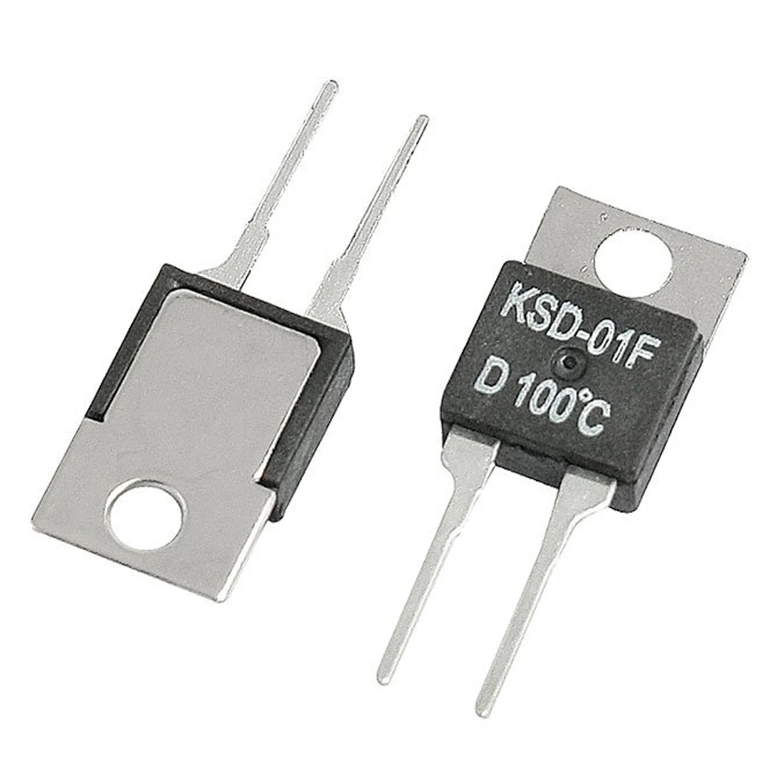 5 шт. 100C NC Температура контроллер термостат KSD 01F 250VAC/24VDC 1.5A|Приборы для измерения