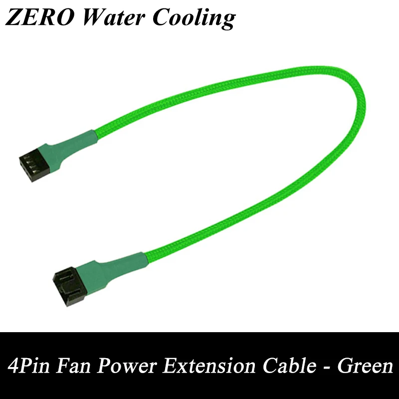 Macho para Fêmea Cabo de Extensão pc Fan Sleeved Pwm 4pin Preto Branco Azul Vermelho Verde Disponível 15cm 20 Pcs Lot Atacado - Imagem 4