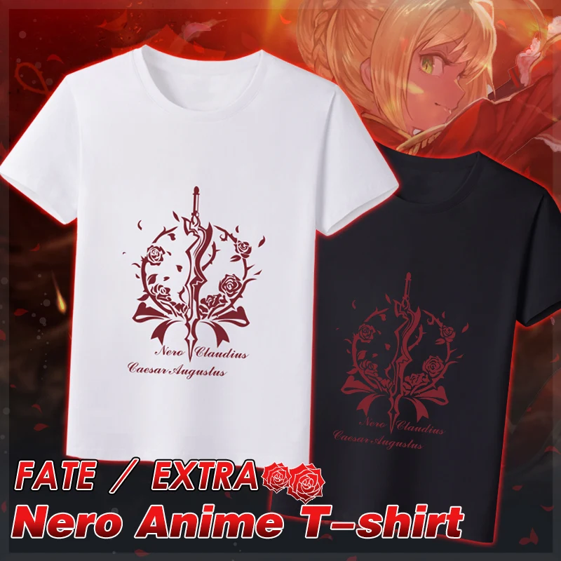 MGFHOME аниме JK Fate Экстра последний Encore Red Saber Нерон Клавдий Цезарь футболка Косплей