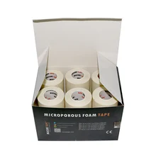 Клейкая лента из микропены для первой помощи, водонепроницаемая Спортивная клейкая лента из пеноматериала, медицинская спортивная лента