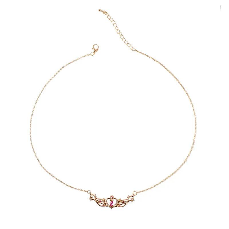 

Japanese Anime Sailor Moon Rhinestone Pendant Necklace Jewelry Cosplay Fans Gift