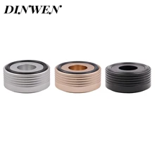 1 шт. аудио коврик для ног 49x22 мм обработанный алюминиевый усилитель шкаф динамиков ЦАП проигрыватель компакт-дисков с проигрывателем музыкальное оборудование стенд базовый Коврик