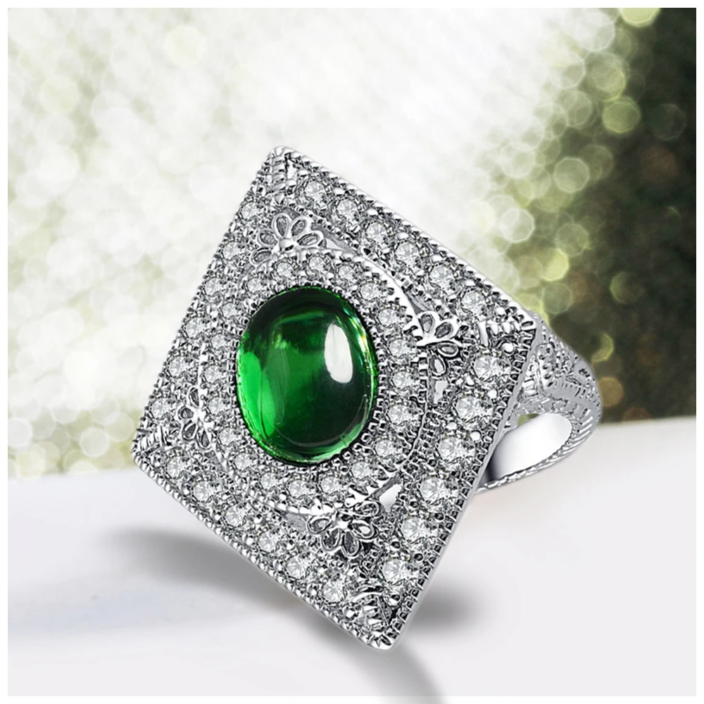 925 sterling silver turquoise ring gemstone ring personalized wholesale lots bulk Party Trendy