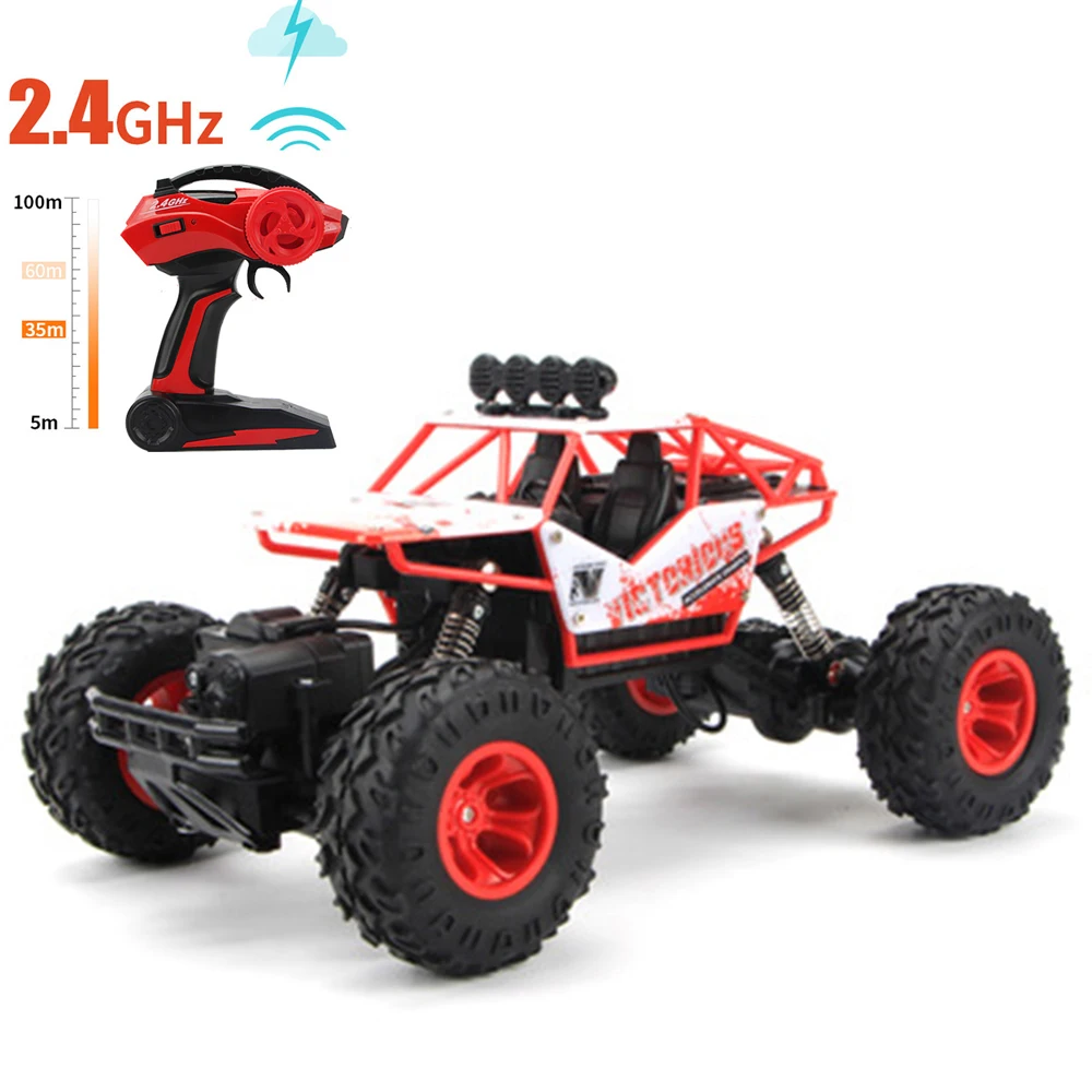 

1:12 RC Cars Big Foot 37*23*20 2.4GHz Remote Control Car Drift Off-road Vehicle 4WD Climbing Speed Racing Charging Car Toy
