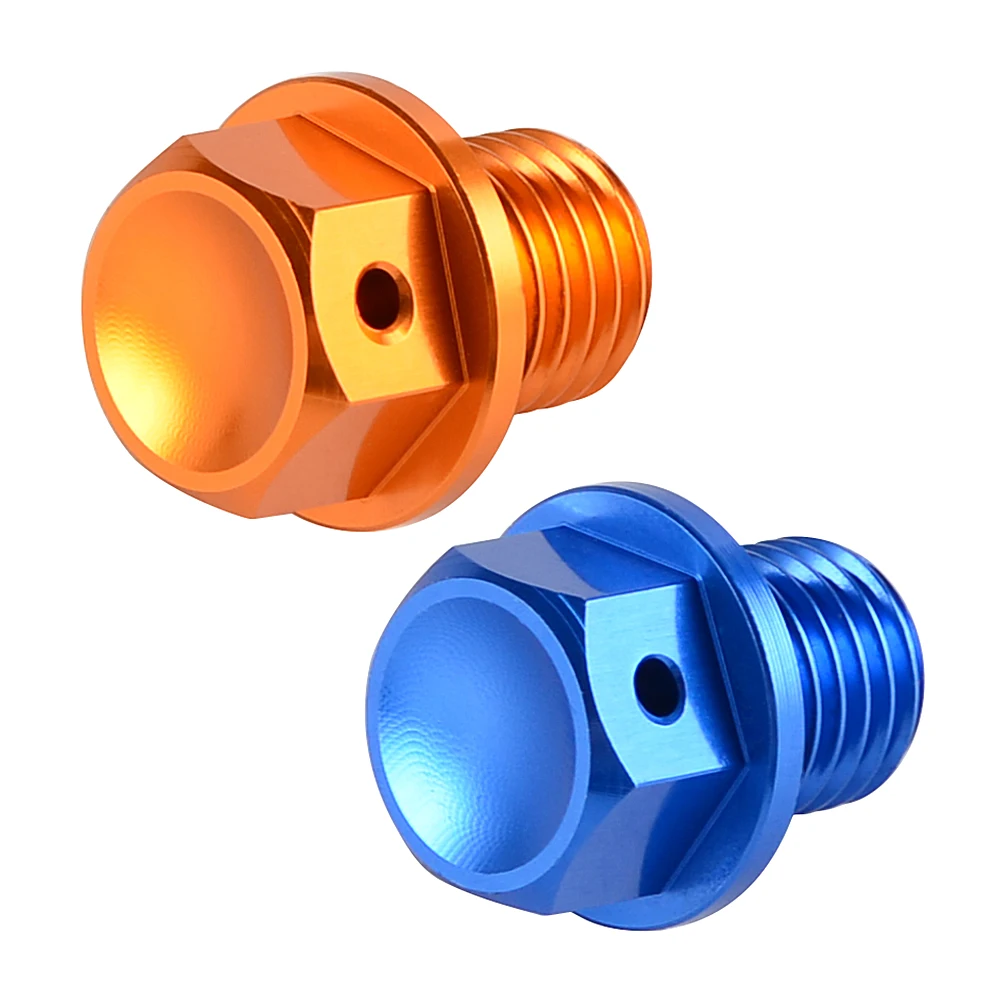 Magnetic Oil Drain Plug For KTM SX 50 65 85 105 125 144 150 200 250 380 Orange