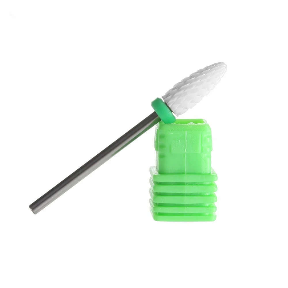 Горячий керамический сверло для ногтей роторный фреза маникюрный аппарат педикюр художественные инструменты электрические аксессуары для сверления ногтей Очиститель - Цвет: Зеленый
