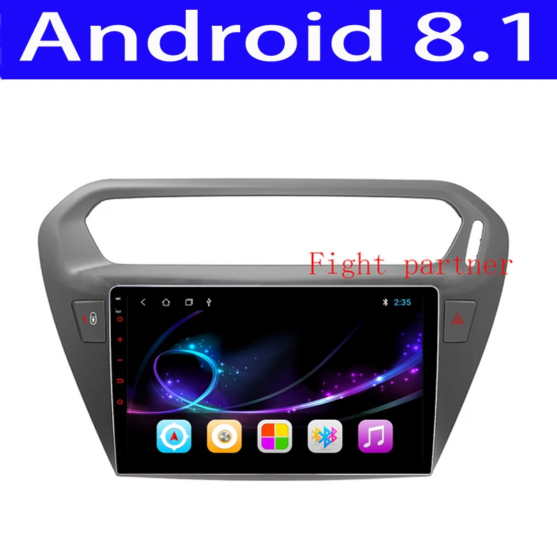 

Factory price latest Android 8.1 Car DVD Multimedia Player GPS for for Citroen Elysee for Peugeot 301 2014+ GPS BT Radio stereo