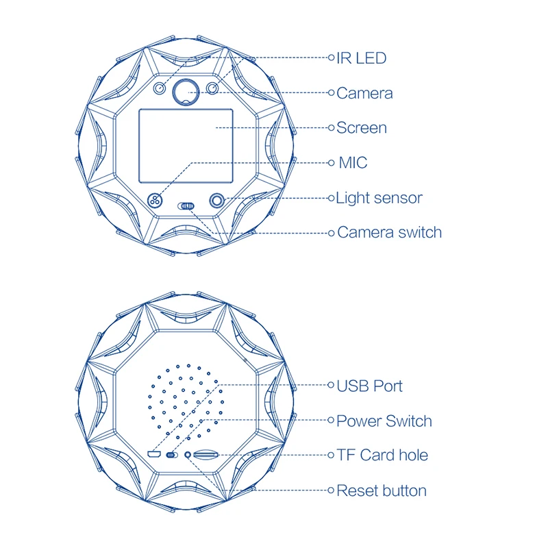 Топ-класс WiFi 3D звук динамик камера стерео HiFi аудио домашний кинотеатр сабвуфер беспроводной Souder Amplier Mini DV DVR