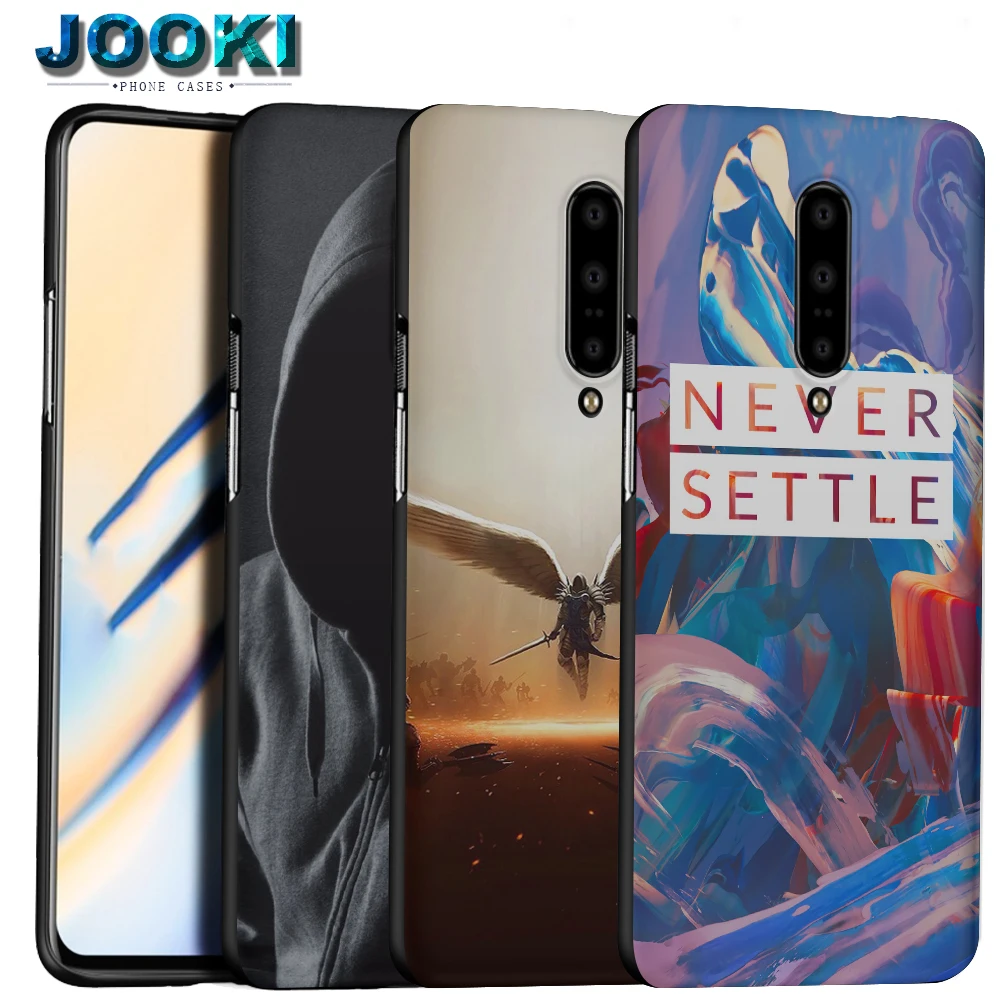 JOOKI DIY чехол для телефона с фото на заказ картина ПК черный One Plus 7 pro Мода жесткий