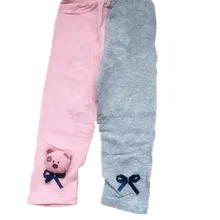 1 шт./лот) хлопок розовый и серый Мягкие летние брюки для детей(От 0 до 3 лет) 100 см