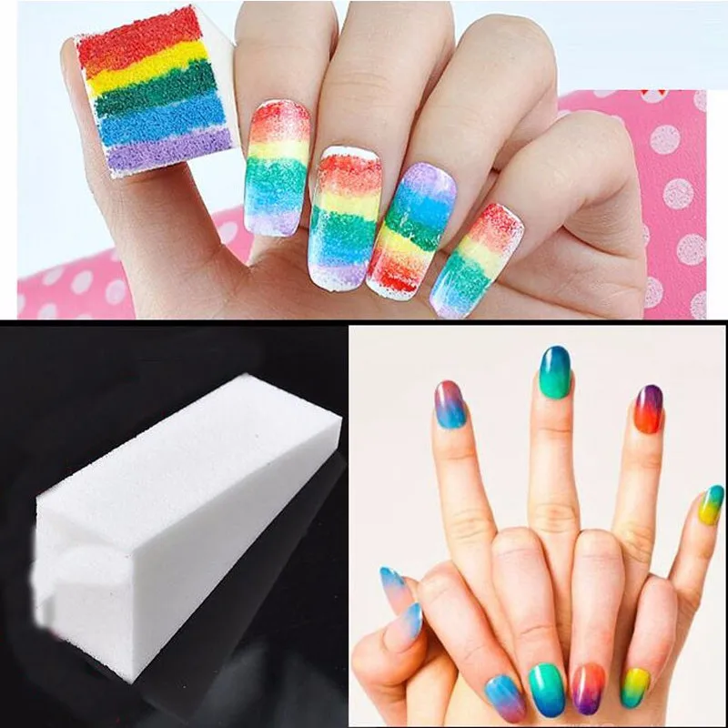 AddFavor гель для ногтей градиентная окраска набор для штамповки ногтей Губка для переноса изображений шаблон дизайна лака для ногтей DIY градиентные инструменты для штамповки