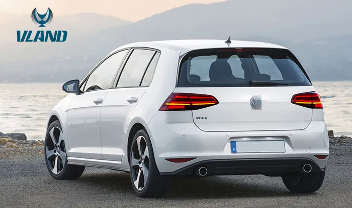 Автомобильный Стайлинг задний фонарь для VW Golf 7 задние фонари обновление для Golf 7,5 светодиодный задний фонарь динамический сигнал DRL аксессуары для задней лампы
