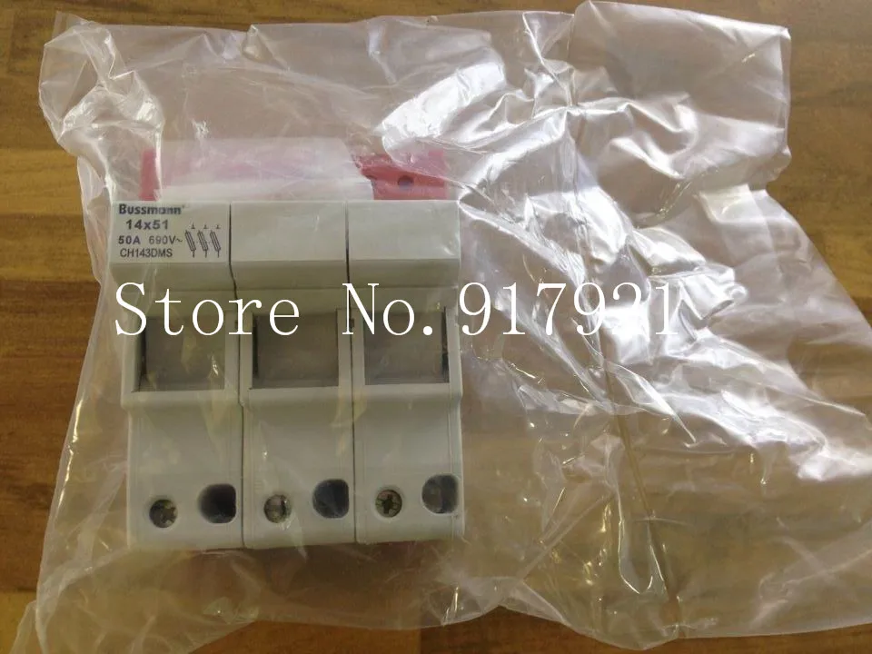 [ZOB] Соединенные Штаты Bussmann CH143DMS 50A 690V 14X51 держатель предохранителя Оригинал 2
