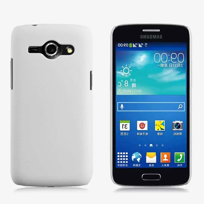 Coque 4.3For samsung Galaxy J1 Ace чехол для samsung Galaxy J1 Ace Neo Sm J110 J111 J111F телефона чехол-лента на заднюю панель - Цвет: white