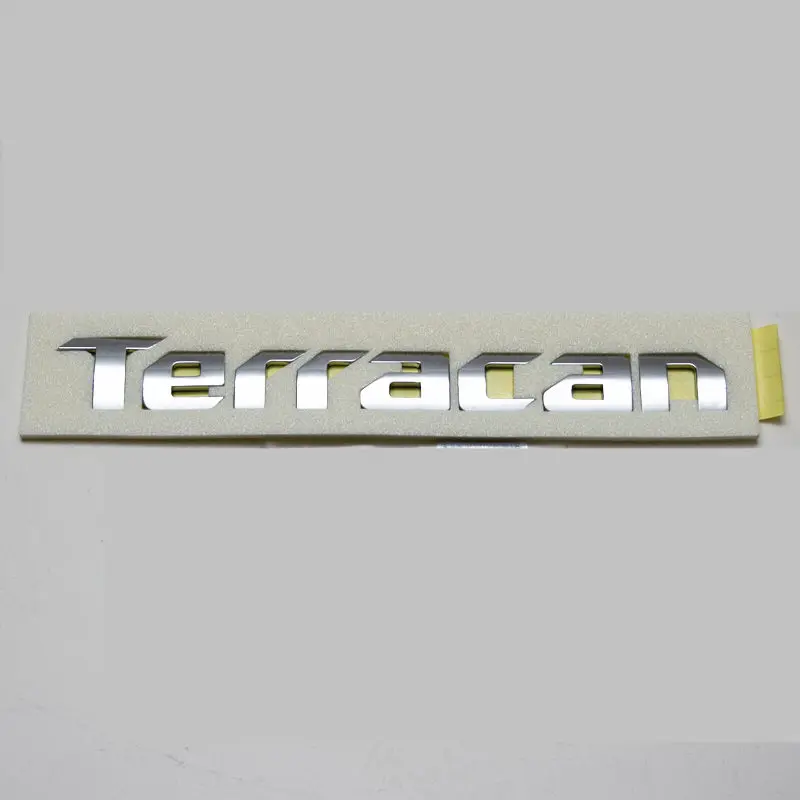 Emblema para Hyundai Genuíno Tronco Traseiro Bagageira Logotipo Terracan Tampa Emblema 86310h1020 86310 H1020 2 Genuíno tronco traseiro bagageira logotipo emblema para