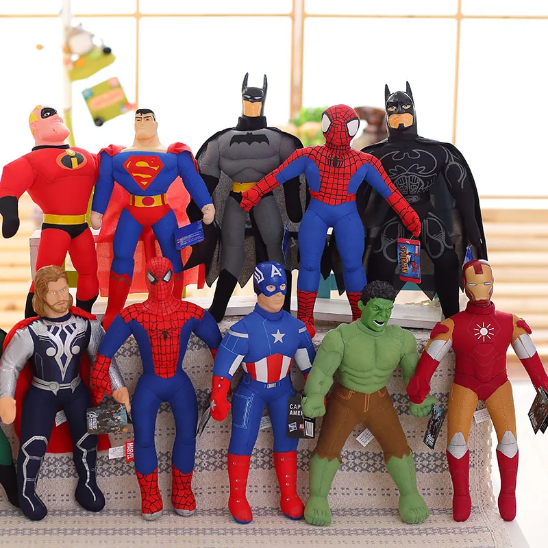 spiderman and batman action figures