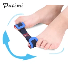 Putimi большой палец корректор Training эластичный пояс вальгусной ортопедические банен коррекции большого пальца Пальцы Сепаратор Педикюр по уходу за ногами