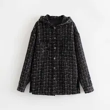 Liu Jing 130-8932 пальто с капюшоном в европейском и американском стиле