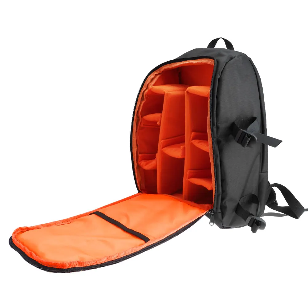 Сумка-рюкзак для DSLR камеры, объектива и аксессуаров, многофункциональная цифровая DSLR камера - Цвет: Оранжевый