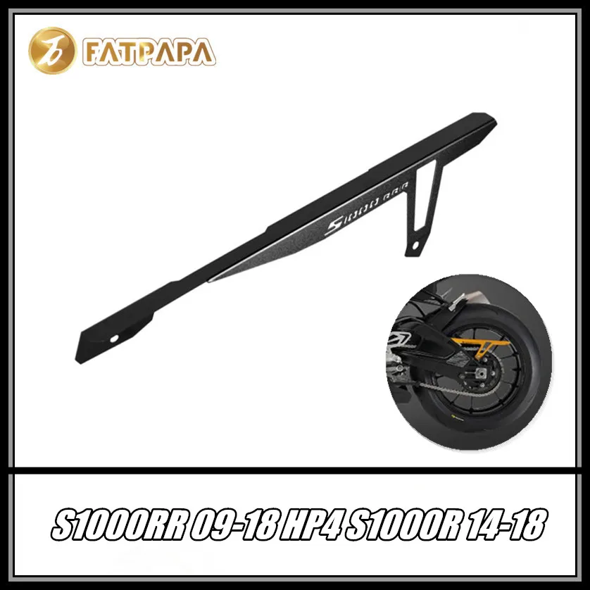 

For BMW S1000RR 2010-2018 S1000R 2014-2018 HP4 2012-2018 Motorcycle CNC Chain Guard Cover Frame Body Protect Shield Guide