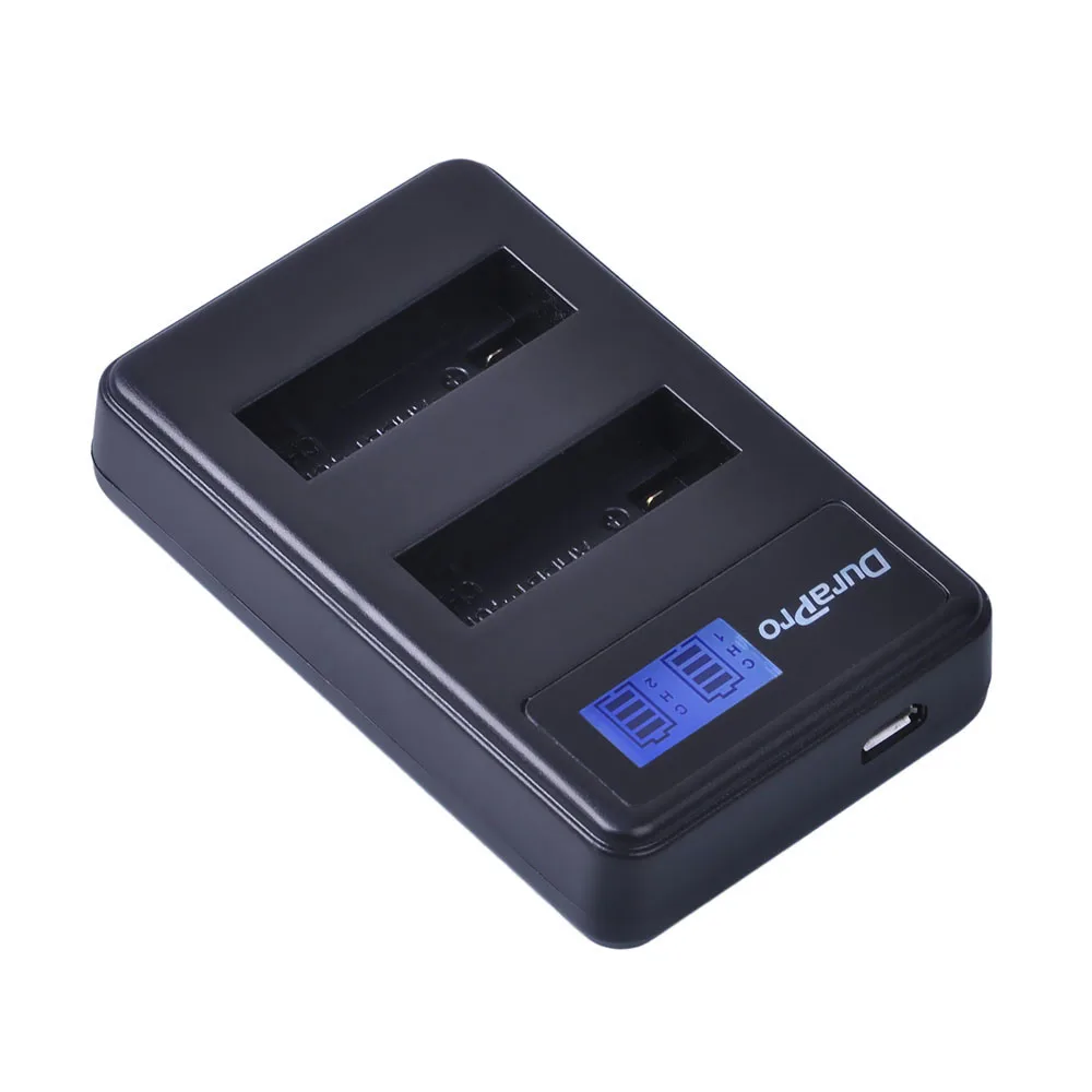 Durapro 1pc AHDBT-401 AHDBT 401 Gopro Hero 4 Battery Charger LCD USB Dual Charger for Gopro Hero 4 AHDBT-401 Camera P0019279