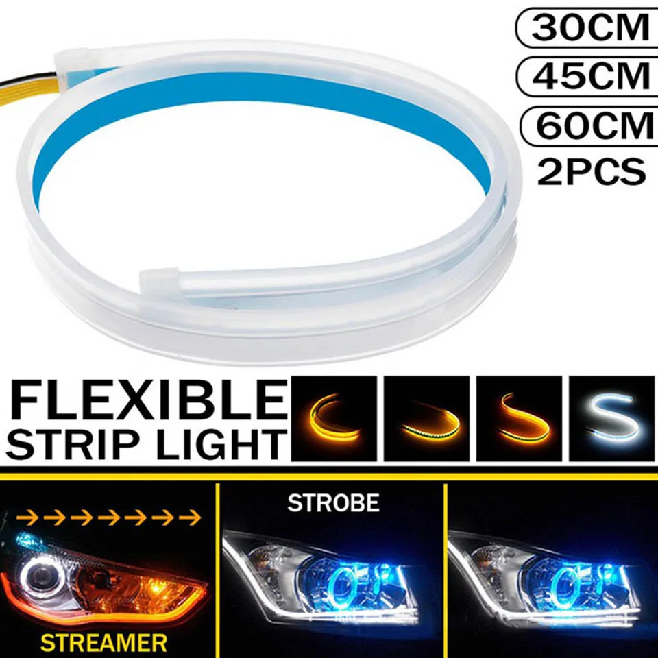 Cars DRL LED Daytime Running Lights (4)