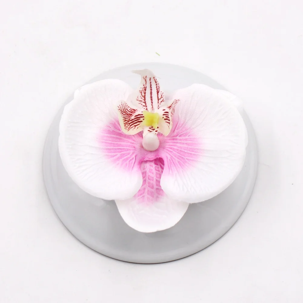 100pcs Artificial Flower high quality Silk Butterfly Orchid Head For Wedding Car Home Decoration DIY Flores Cymbidium Handmade 100pcs Artificial Flower high quality Silk Butterfly Orchid Head For Wedding Car Home Decoration DIY Flores Cymbidium Handmade