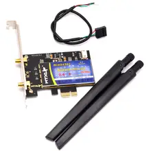 WTXUP Broadcom BCM94360CS2 1200 Мбит/с 802.11ac беспроводной PCI-E WiFi адаптер PCi Express Настольный ПК Двухдиапазонная карта+ Bluetooth 4,0