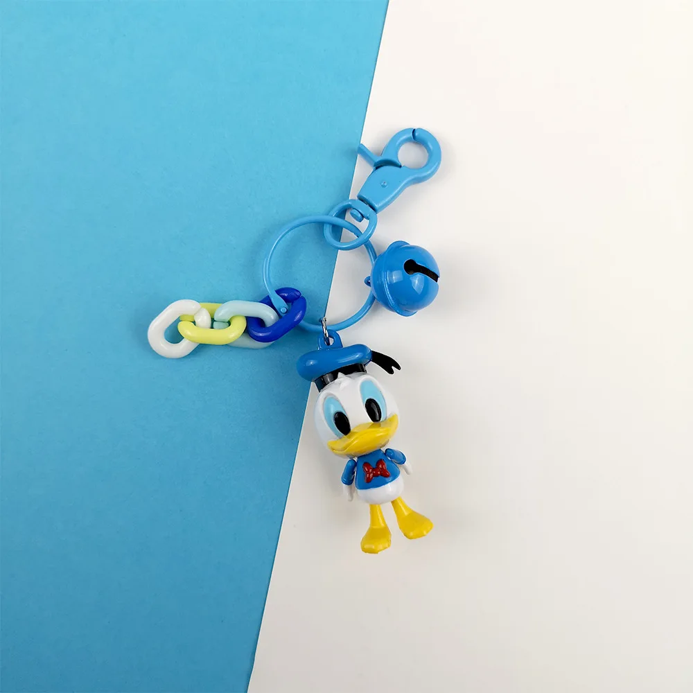 

The New 2019 IVYYE Donald Duck Couple Anime Key Chain PVC Figure Morty Keyring cute Toy Keychain Keyholder Birthday Gifts Unise