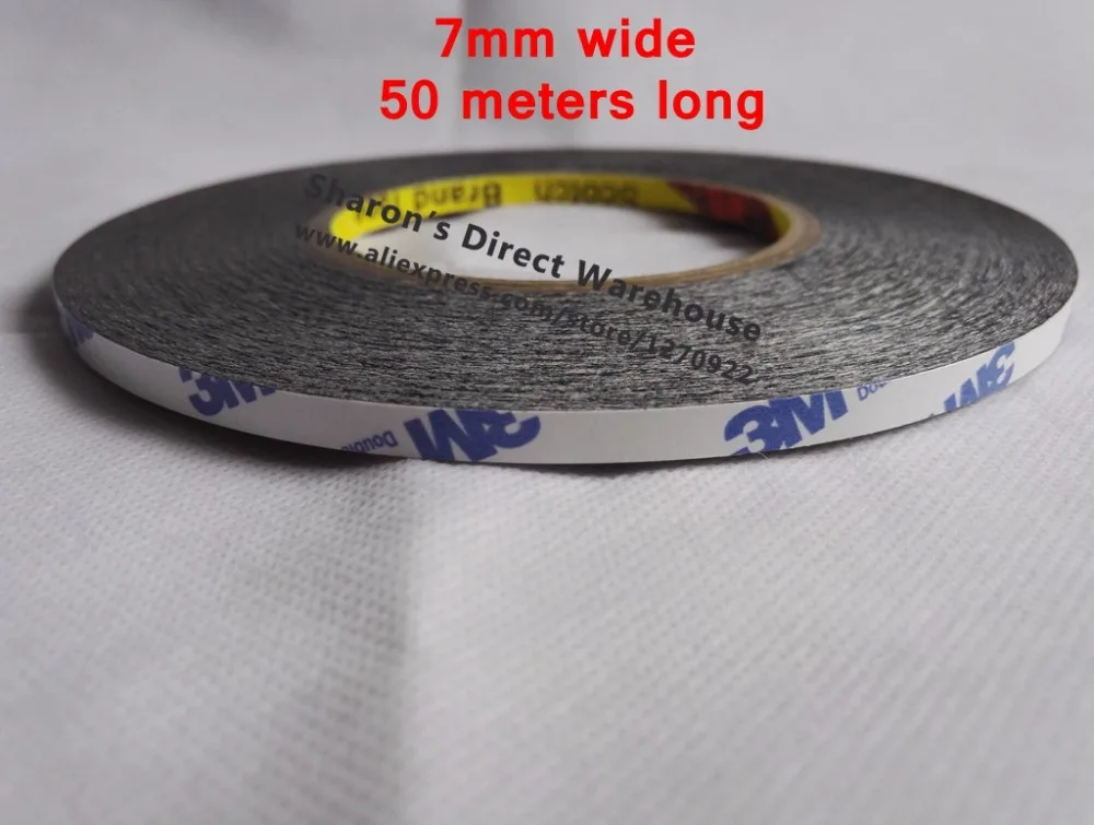 7mm*50M Double Sided Adhesive Tissue Tape, for phone Screen Repair
