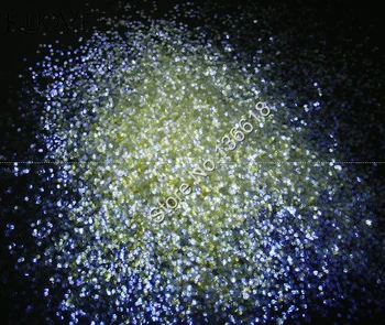 

50gram 1MM White Color with Purple Light Tint Dazzling Hexagon Glitter Spangles Shape for Nail Art Decoration&Glitter Craft