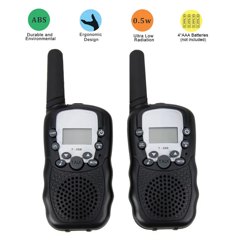 

2Pcs Children Walkie Talkie Mobile Phone Telephone Talking Toy Parenting Game Toys 5-8KM Range Children Interactive Communicator