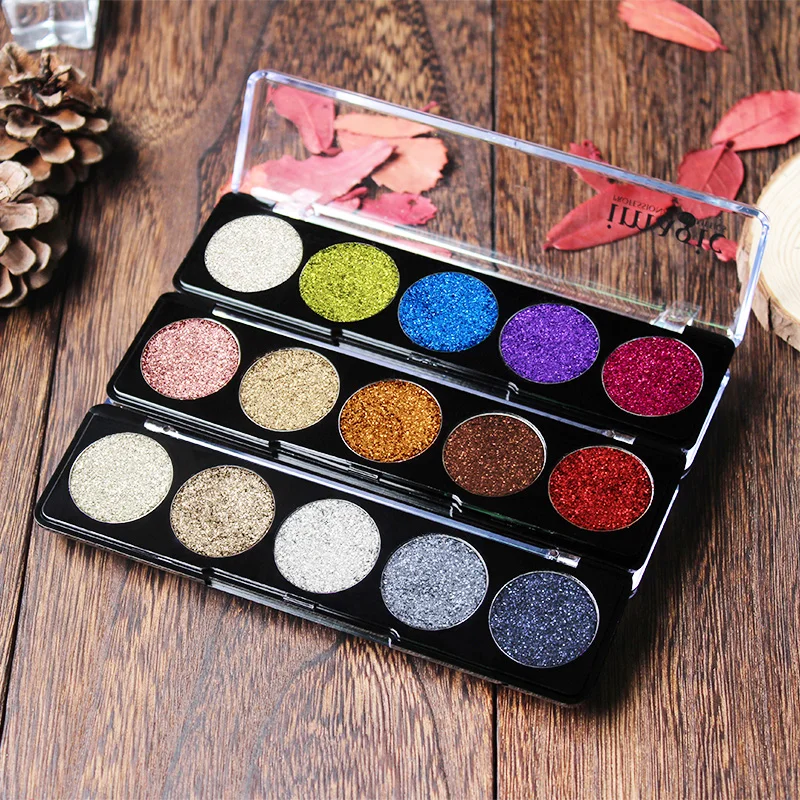 IMAGIC Glitter font b Eye b font font b Shadow b font Bright Rainbow EyeShadows Cosmetic