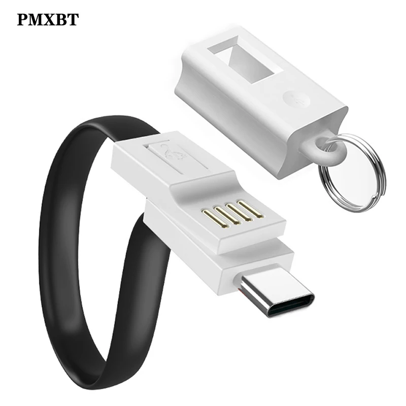 Мини брелок USB Type C кабель Мобильный телефон Аксессуары Быстрая зарядка для Samsung